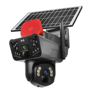 دوربین اسپید دام خورشیدی سیمکارتی مدل TP33 دو لنز O-KAM PRO